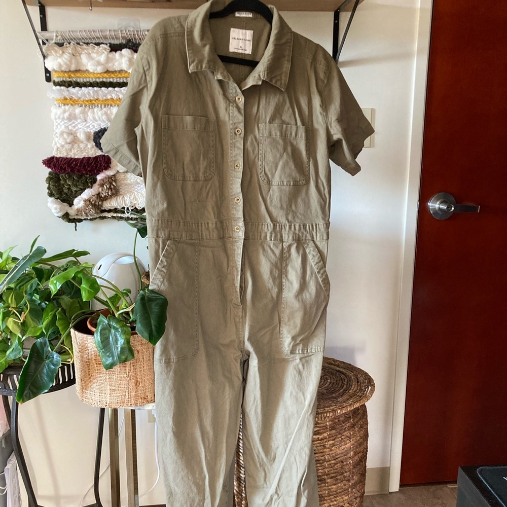 Army Green Jumpsuit
